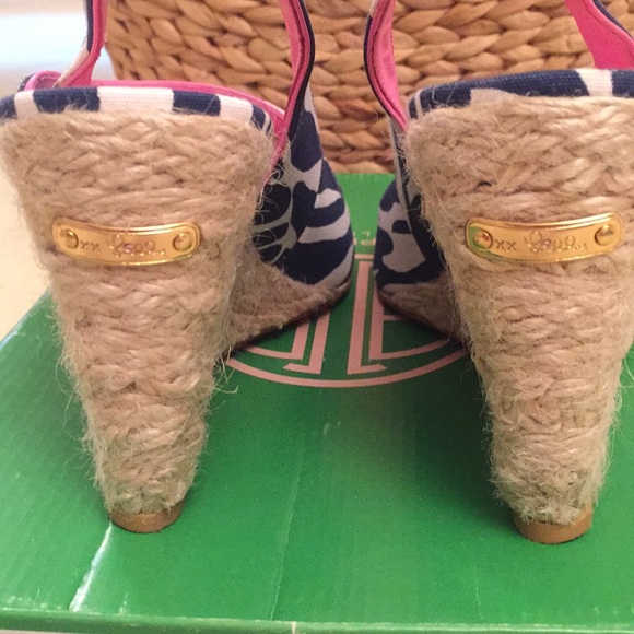 Lilly Pulitzer Espadrille Wedge Sandals - Picture 4 of 8